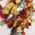 El cooksnap de Marieta cuando hizo Caballa aliñada con verduras.