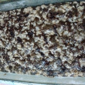 El cooksnap de Mell Sur cuando hizo Budín con harina de algarroba, manzana, dulce de leche y crumble.