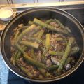 El cooksnap de Nacho Albarrán cuando hizo Espárragos trigueros con champiñones y claras de huevo.