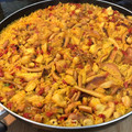 El cooksnap de Ivana Sabeh cuando hizo Paella marinera.
