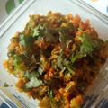 Sumedha Joshi's cooksnap of when they made सिमला मिरचीची पीठ पेरून भाजी (shimla mirchi pith perun bhaji recipe in marathi).