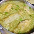SpottedByD's cooksnap of when they made Turmeric Arroz Caldo - Chicken Congee | Filipino rice porridge.