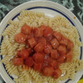 El cooksnap de Lu Del Piero cuando hizo Salsa de pancho con fideos tirabuzones a la manteca 😍.