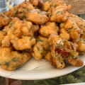 El cooksnap de jram53 👨‍🍳🥘🥖 cuando hizo Buñuelos de bacalao y tomates secos.