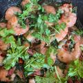 Cooksnap dari ef untuk resep Udang pedas dengan daun ketumbar