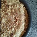El cooksnap de cecilia cuando hizo Crumble de manzana.