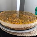 El cooksnap de Javiera Islas cuando hizo Cheesecake de maracuyá 😍.