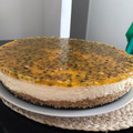El cooksnap de Javiera Islas cuando hizo Cheesecake de maracuyá 😍.