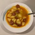 El cooksnap de Chef Oier cuando hizo Patatas a la riojana.