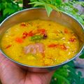 Prasadi Debnath's cooksnap of when they made দলিয়া খিচুড়ি (Dalia khichdi recipe in Bengali).