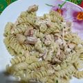 El cooksnap de Sheila🌼💐 cuando hizo Tirabuzones con pesto y pollo.
