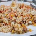 El cooksnap de Tincho cuando hizo Ensalada de fideos.