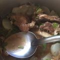 รูป Cooksnap ของ Sasi เมื่อเขาทำ "ข้าวต้มไชเท้ากระดูกหมูซุปปลาหมึกแห้ง"🥣😋