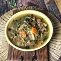 Cooksnap Salina Jalaludin semasa beliau membuat Sup Tulang & Daging Mamak Style.