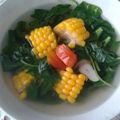 Cooksnap dari Ratih Sukardi untuk resep Sayur Bayam Wortel Jagung