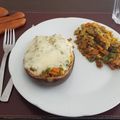 El cooksnap de Alejandro Díaz-Caro cuando hizo Berenjenas rellenas con verduras y atún con un toque de queso.