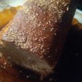 El cooksnap de Vanina Viñafañe cuando hizo Budín de Dulce de Leche y Coco rallado.