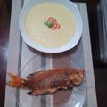 El cooksnap de Manv Moral cuando hizo Crema blanca (puerro) con ligero sabor picante.
