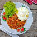 Cooksnap dari Mita.W#MommyFayzel# untuk resep Nasi Goreng Pedas Abon Ikan