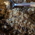 Anna's cooksnap of when they made Pear, Hazelnut & Bournville Dark Chocolate Crumble 🍐🍫.