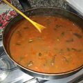 El cooksnap de Carina Battaglia cuando hizo Salsa con hongos de pino.