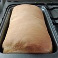 El cooksnap de Florencia Boiero cuando hizo Pan lactal en molde de budín rectangular 😜.