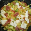 El cooksnap de aromadulce cuando hizo Calabacín con jamón, queso y huevo.