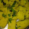 Niti jain का कुकस्नैप जब उन्होंने ढोकला (dhokla recipe in Hindi) बनाया था।