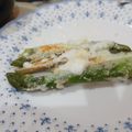 El cooksnap de Claudio Molina cuando hizo Espárragos gratinados con salsa blanca.