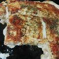 El cooksnap de Silvia cuando hizo Pizza rellena.
