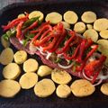 El cooksnap de lalo lalo cuando hizo Vacío al horno con papas y batatas.