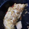 El cooksnap de Jano Barbera cuando hizo Omelette con tomate y queso.