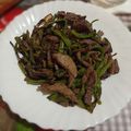 El cooksnap de Tonysantos cuando hizo Ternera con pimientos verdes.