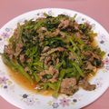 Mimiya 的 沙茶空心菜炒牛肉 cooksnap