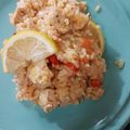 El cooksnap de Gabriel Marcelo cuando hizo Arroz con pollo.