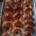 El cooksnap de Ana TECHERA cuando hizo Medialunas de manteca con kéfir (masa en panetera).