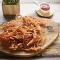 Cooksnap Dapur Yusfarisyia semasa beliau membuat Resepi enoki krup krap.