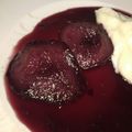 El cooksnap de Yanel Pereson cuando hizo Peras al horno al vino tinto.