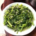 Lin Shu Jhen 的 吻仔魚炒莧菜 cooksnap