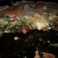 El cooksnap de Sergio Farias cuando hizo Tarta de espinaca con queso crema.