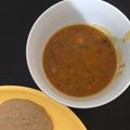 Pooja Singh's cooksnap of when they made Sambhar.