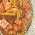 El cooksnap de Carolina Picart cuando hizo Zapallo en almíbar con cal.