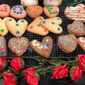 Madhu Walter का कुकस्नैप जब उन्होंने हार्ट कुकीज़ (Heart Cookies Recipe in Hindi) बनाया था।