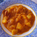 El cooksnap de nerea cuando hizo Patatas estofadas con carne picada y chorizo.