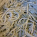El cooksnap de areli cuando hizo Pasta con crema de cilantro.