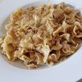 Magyarné Nyírő Kati Cooksnap-ja, amikor elkészítette a(z) Átpirított, káposztás cvekkedli receptet.