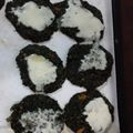 El cooksnap de Analia cuando hizo Medallónes de espinaca tipo hamburguesa.