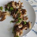 El cooksnap de Sandra C. cuando hizo Setas ostra al ajillo.
