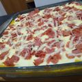 El cooksnap de Veronica Tuñon cuando hizo Polenta De Jamón y Queso.