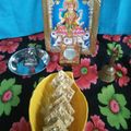 Bindi Vora Majmudar's cooksnap of when they made મોહનથાળ (Mohanthal Recipe In Gujarati).
